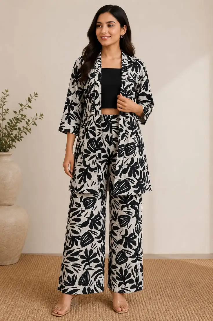 Woman in co-ord set